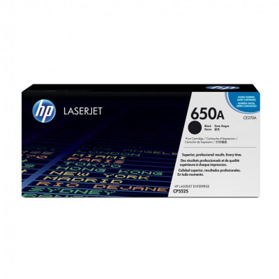 Картридж для HP Color LJ CP 5525  CE270A (650A) ч (13K) UNITON Premium