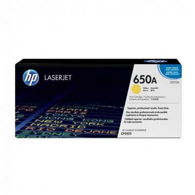 Картридж для HP Color LJ CP 5525  CE272A (650A)  желт (13K) UNITON Premium