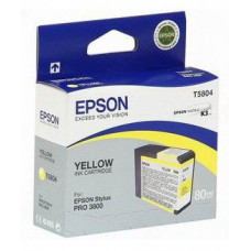 Картридж для (T5804) EPSON St Pro 3800/3880 Yellow (84ml Pigment необходим чип оригинального картриджа) MyInk