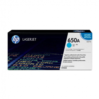 Картридж для HP Color LJ CP 5525  CE271A (650A) син (13K) UNITON Premium