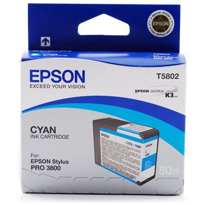 Картридж для (T5802) EPSON St Pro 3800/3880 Cyan (84ml Pigment необходим чип оригинального картриджа) MyInk  SAL